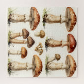 Puzzle Champignon Toadstool Botanique Fungi Vintage (Horizontal)