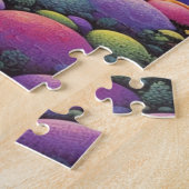 Puzzle Champignons enchantés : Un voyage coloré (Côté)