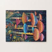 Puzzle Champignons luminescents Jungle colorée (Horizontal)