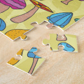 Puzzle Champignons magiques Doodle Motif sans couture (Côté)