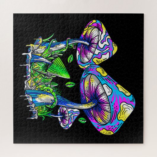 Puzzle Champignons pyschédéliques (Horizontal)