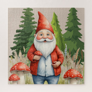 Puzzle Champignons rouges Gnome