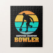 Puzzle Champion Bowler Retro Vintage (Vertical)