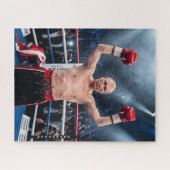 Puzzle Champion de boxe Poutine Combat de vintage (Horizontal)