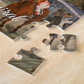 Puzzle Champion Thorougbred Seabiscuit Defeats Favoris (Côté)