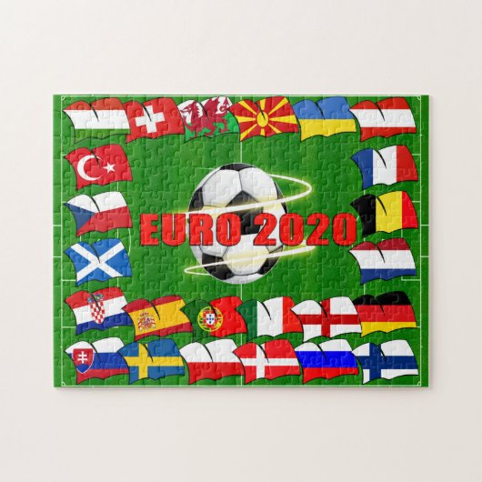 Puzzle Championnat d'Europe de football (Horizontal)