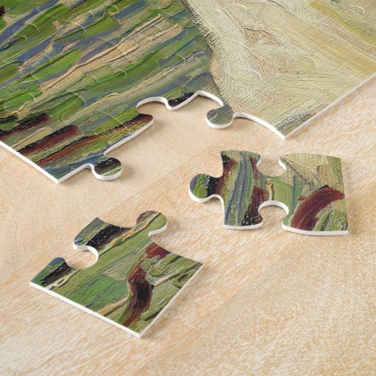 Puzzle Champs à proximité des Alpilles Vincent van Gogh (Côté)