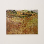 Puzzle Champs de blé avec Auvers par Vincent van Gogh (Horizontal)