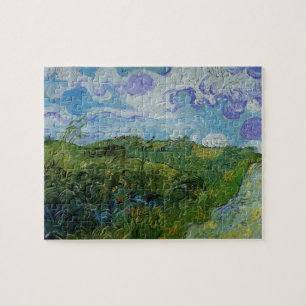 Puzzle Champs de blé vert par Vincent van Gogh