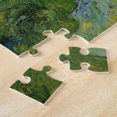 Puzzle Champs de blé vert par Vincent van Gogh (Côté)