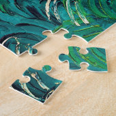 Puzzle Champs de blé vert, Van Gogh (Côté)