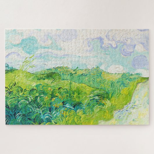 Puzzle Champs de blé vert, Van Gogh (Horizontal)