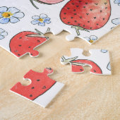 Puzzle Champs de fraises : Fraîcheur d'été (Côté)