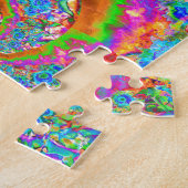 Puzzle Champs de tournesol pour toujours -bleu (Côté)