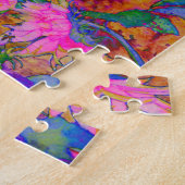 Puzzle Champs de tournesol pour toujours - rose (Côté)