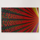 Puzzle Champs de tulipe colorés (Horizontal)