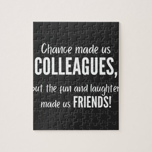 Puzzle Chance made colleagues (Vertical)