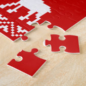 Puzzle Chandail de Noël moche Code QR Bonne année ! (Côté)
