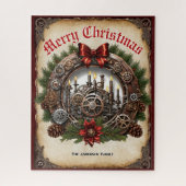 Puzzle Chandelles de serres de Noël Bougies Steampunk per (Vertical)