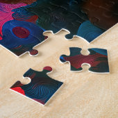 Puzzle Chaneques enflammés dansant (Côté)