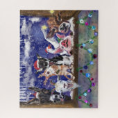 Puzzle Chanson de Noël - Fête des animaux - Joie (Vertical)
