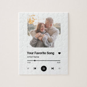 Puzzle Chanson Personnalisée Chanson Favorite Chanson Une