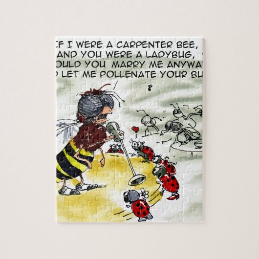 Puzzle Chanteurs de discothèque Insect drôle (Vertical)