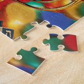 Puzzle Chanukah Menorah, Dreidel, sucrerie (Côté)
