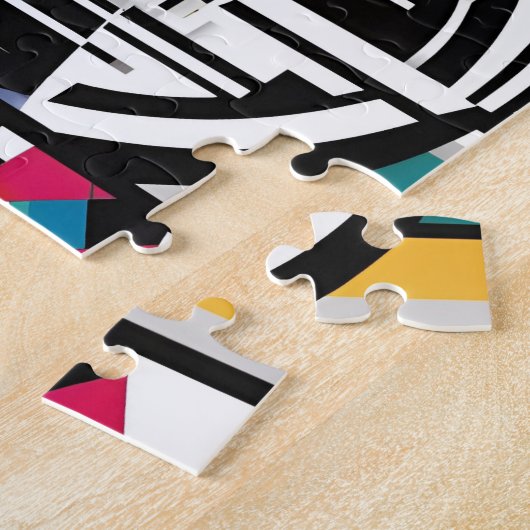 Puzzle Chaos moderne couleur Abstraite Intrigue (Côté)