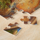 Puzzle Chapeau de cowboy floral (Côté)