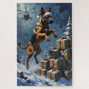 Puzzle Chapeau de livraison tactique de Noël pour Malinoi