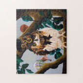 Puzzle Chapeau haut-de-forme marron Steampunk mignon et f (Vertical)