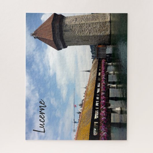 Puzzle chapel bridge lucerne (Vertical)