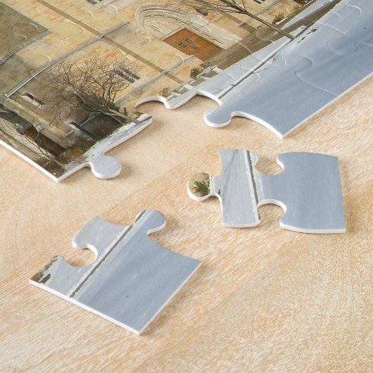 Puzzle Chapelle Harbison en hiver au Grove City College (Côté)