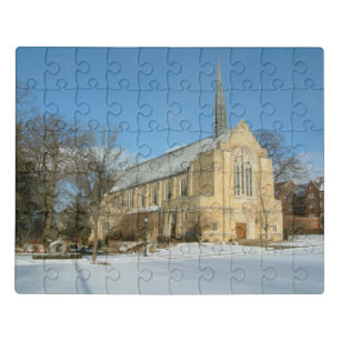 Puzzle Chapelle Harbison en hiver au Grove City College