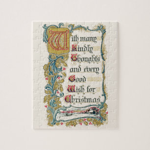 Puzzle Chaque bon souhait pour Noël