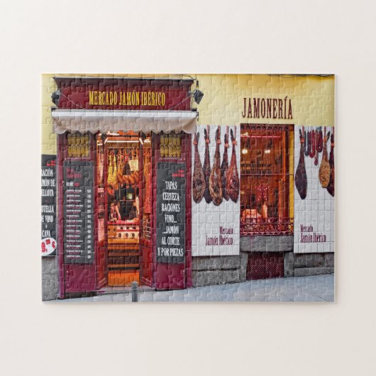 Puzzle Charcuterie. Boucherie Madrid. (Horizontal)