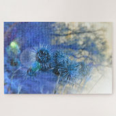 Puzzle Chardon en violet (Horizontal)