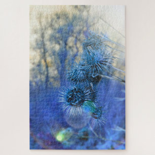 Puzzle Chardon en violet