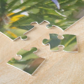 Puzzle Chardonneret sur une Fleur de Campanule (Côté)
