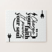 Puzzle Charge Your Faith – Christian Inspirational Quote (Horizontal)