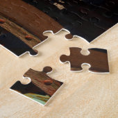 Puzzle Chariot antique de train de mulet (Côté)
