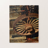 Puzzle Chariot antique de train de mulet (Vertical)