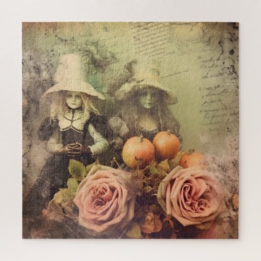 Puzzle Chariot Halloween vintage (1) (Vertical)