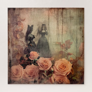 Puzzle Chariot Halloween vintage (10)