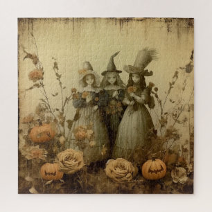 Puzzle Chariot Halloween vintage (5)