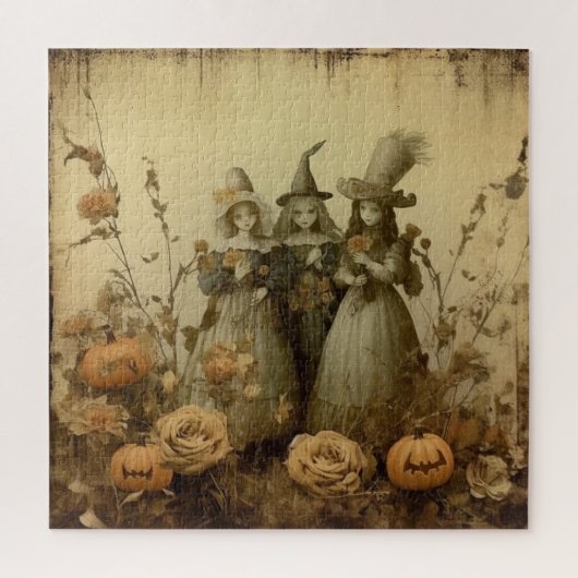 Puzzle Chariot Halloween vintage (5) (Vertical)