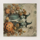 Puzzle Chariot Halloween vintage (6) (Horizontal)