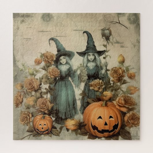Puzzle Chariot Halloween vintage (6) (Vertical)