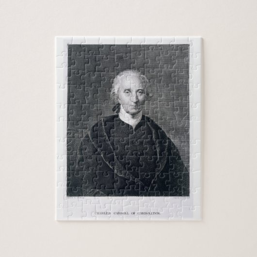 Puzzle Charles Carroll de Carrollton, gravé par le (Vertical)